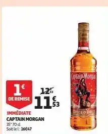 Auchan Supermarché Captain morgan offre