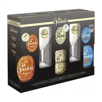 Auchan Coffret bière la goudal offre