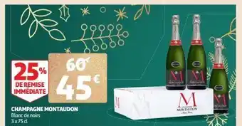 Champagne montaudon