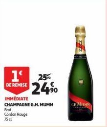 Auchan Supermarché Champagne g.h. mumm offre