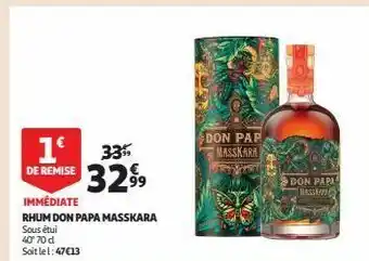 Auchan Supermarché Rhum don papa masskara offre
