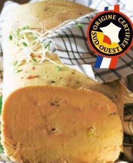 Auchan Foie gras de canard entier au torchon igp du sud-ouest auchan le traiteur offre