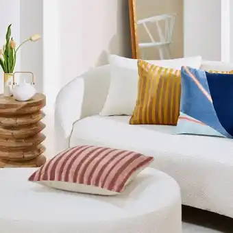Housse de coussin myrto bois de rose