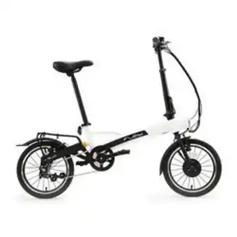 Decathlon Vélo électrique pliant evo 3.0 white pearl 12,9 kg offre
