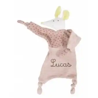 Doudou nine la souris petits dodos personnalisable moulin roty