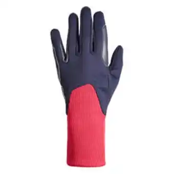 Decathlon Gants d'équitation chauds enfant - 140 warm marine/rose offre