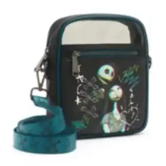 Loungefly sac jack skellington et sally à bandoulière, l'étrange noël de monsieur jack