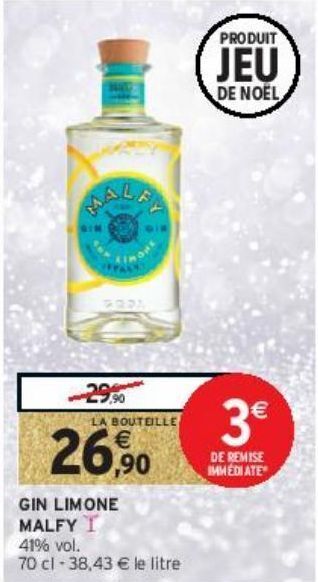 Intermarché Hyper Gin limone malfy offre