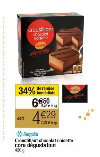 Cora x Carrefour Pâtisserie cora offre