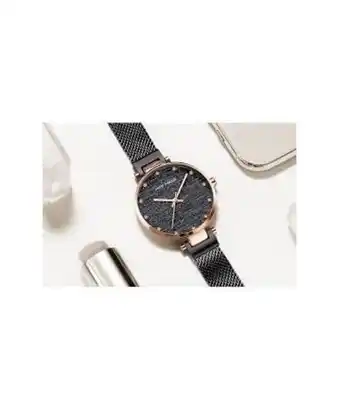 Montre femme mini focus plaqué or bracelet no