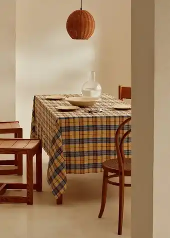 Nappe carreaux 150x150Â cm