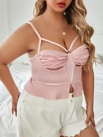 Soutien-gorge unicolore à ruché à armature