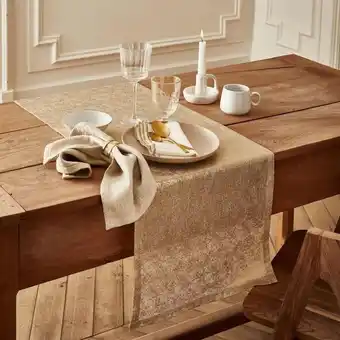 Chemin de table à paillettes