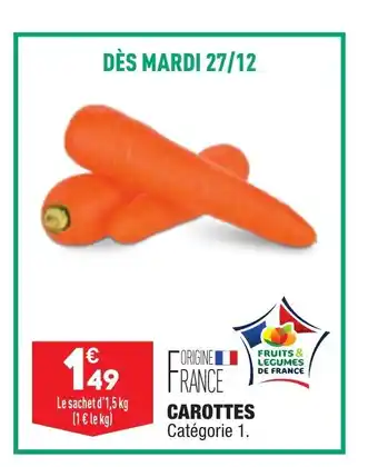 ALDI Carottes offre