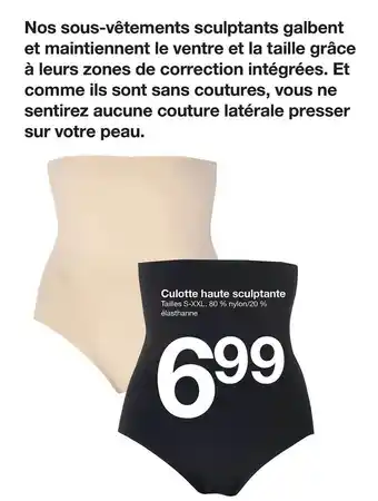 Zeeman Culotte haute sculptante offre