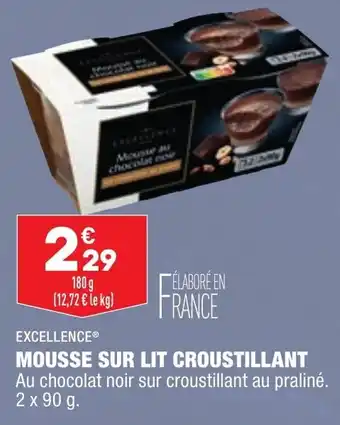 ALDI Mousse sur lit croustillant EXCELLENCE offre