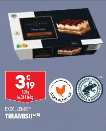 ALDI Tiramisu EXCELLENCE offre
