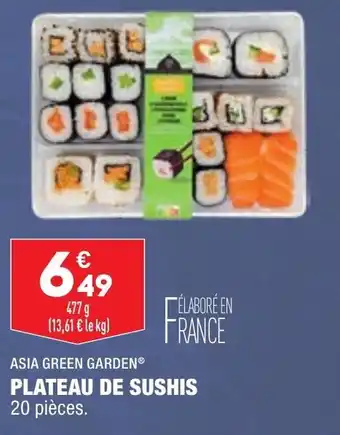 ALDI Plateau de sushis ASIA GREEN GARDEN offre