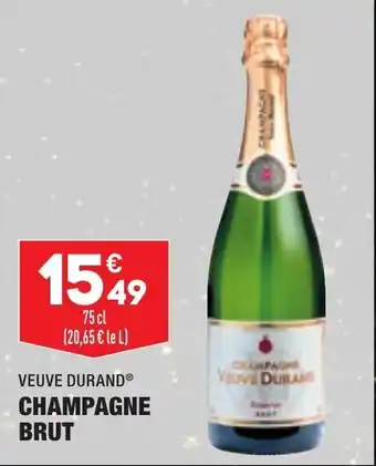 ALDI Champagne brut VEUVE DURAND offre