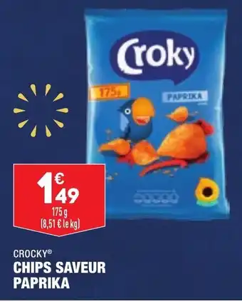 Chips saveur paprika CROCKY