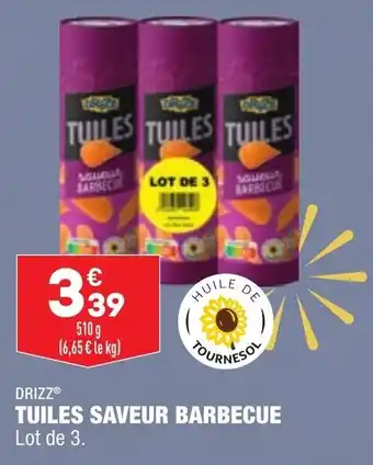 ALDI Tuiles saveur barbecue DRIZZ offre
