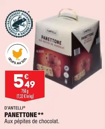 ALDI Panettone D'ANTELLI offre