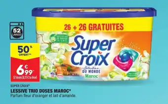 Lessive trio doses maroc SUPER CROIX