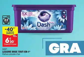 ALDI Lessive dose tout-en-1 DASH offre