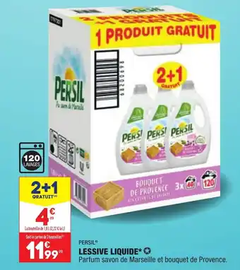 ALDI Lessive liquide PERSIL offre
