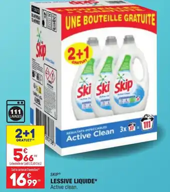 ALDI Lessive liquide SKIP offre