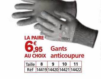 Provence Outillage Gants anticoupure offre
