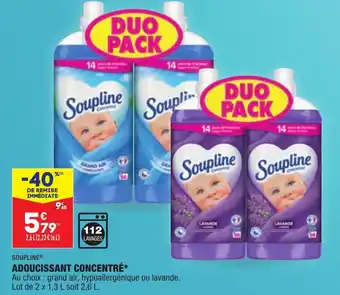 ALDI Adoucissant concentré SOUPLINE offre
