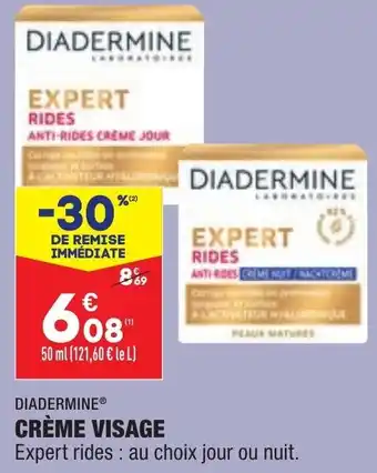 ALDI Crème visage DIADERMINE offre