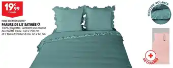 ALDI Parure de lit satinée offre