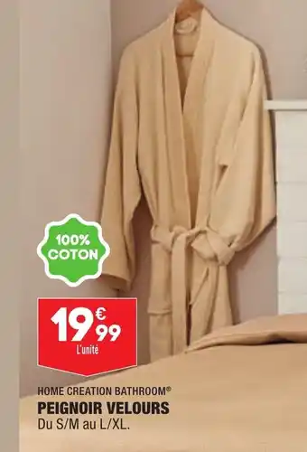 ALDI Peignoir velours offre
