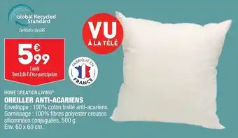 ALDI Oreiller anti-acariens offre