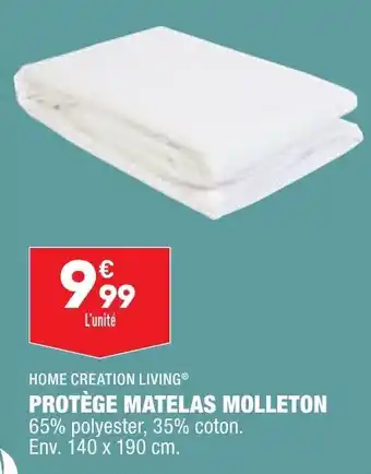 Protège matelas molleton