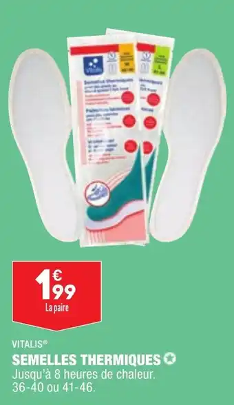 ALDI Semelles thermiques offre