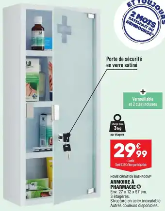 ALDI Armoireà pharmacie offre