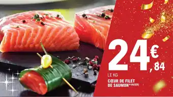 E.Leclerc Cœur de filet de saumon offre
