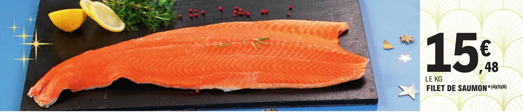 Saumon Farci Surgelé Leclerc Saumon Farci Cuisineaz 28 Promo Filet de saumon chez E.Leclerc