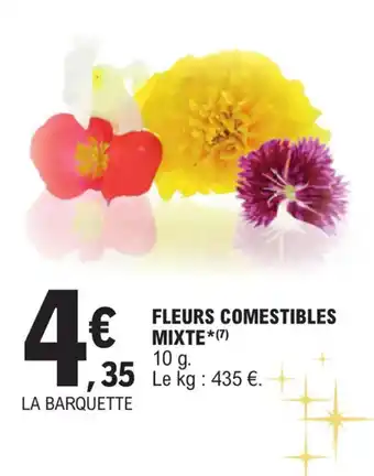 E.Leclerc Fleurs comestibles mixte offre