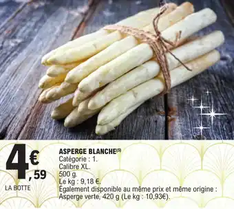 E.Leclerc Asperge blanche offre