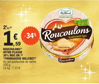 Roucoulons offre plaisir 30% mat.gr.