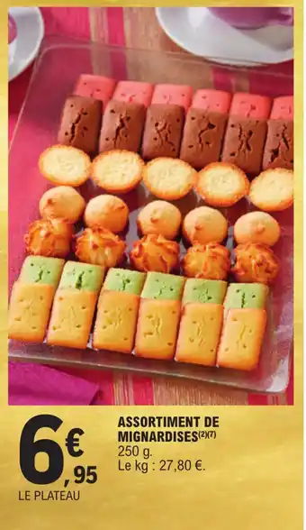 Assortiment de mignardises