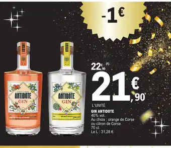 E.Leclerc Gin Antidote offre