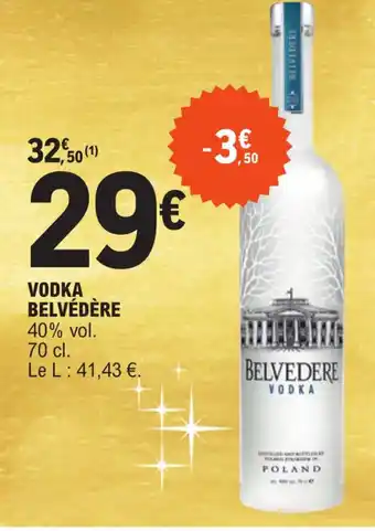E.Leclerc Vodka Belvedere offre