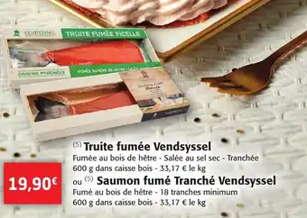 Colruyt Truite Fumee Vendsyssel offre