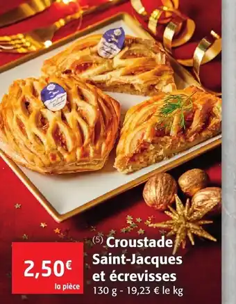Croustade Saint-jacques écrevisses
