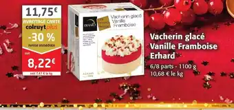 Colruyt Vacherin Glace Vanille Framboise Erhard offre